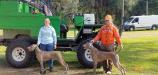 Yeti and his now GCH DC brother placements at Quail Forever in Florida. Only 3 Weims have every gotten placements. Yeti, Finn, and their great grandmother Yanna. 